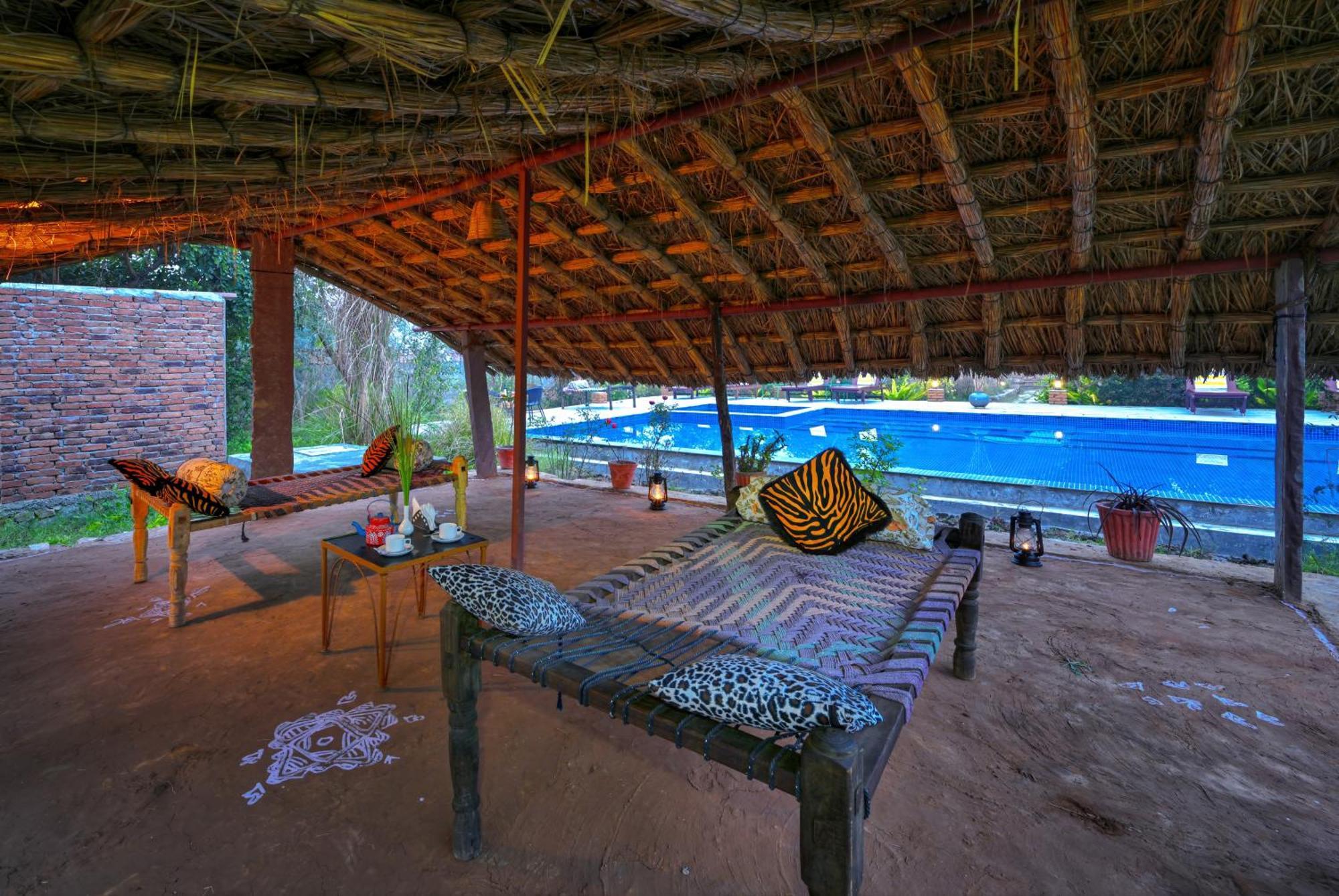 Bagh Serai - Rustic Cottage With Private Pool Saváj Madhopur Kültér fotó