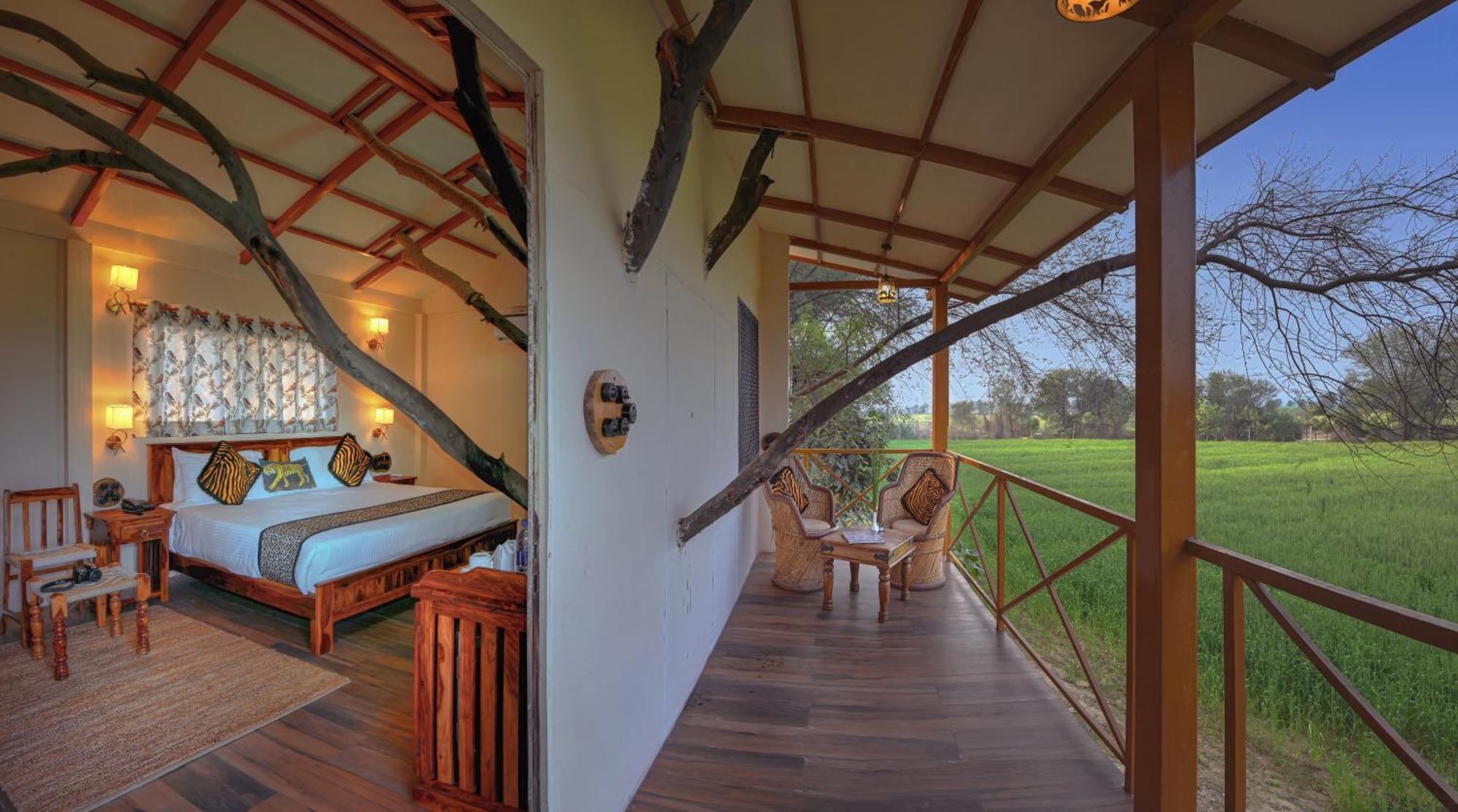Bagh Serai - Rustic Cottage With Private Pool Saváj Madhopur Kültér fotó