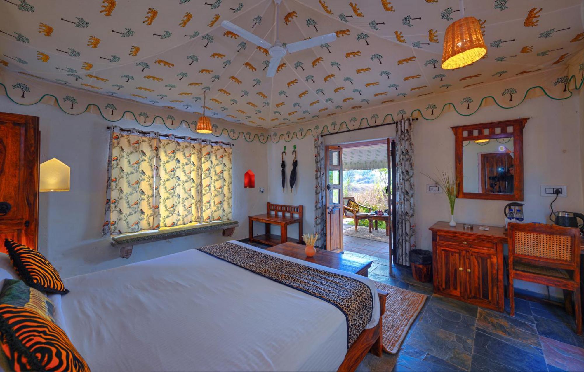 Bagh Serai - Rustic Cottage With Private Pool Saváj Madhopur Kültér fotó