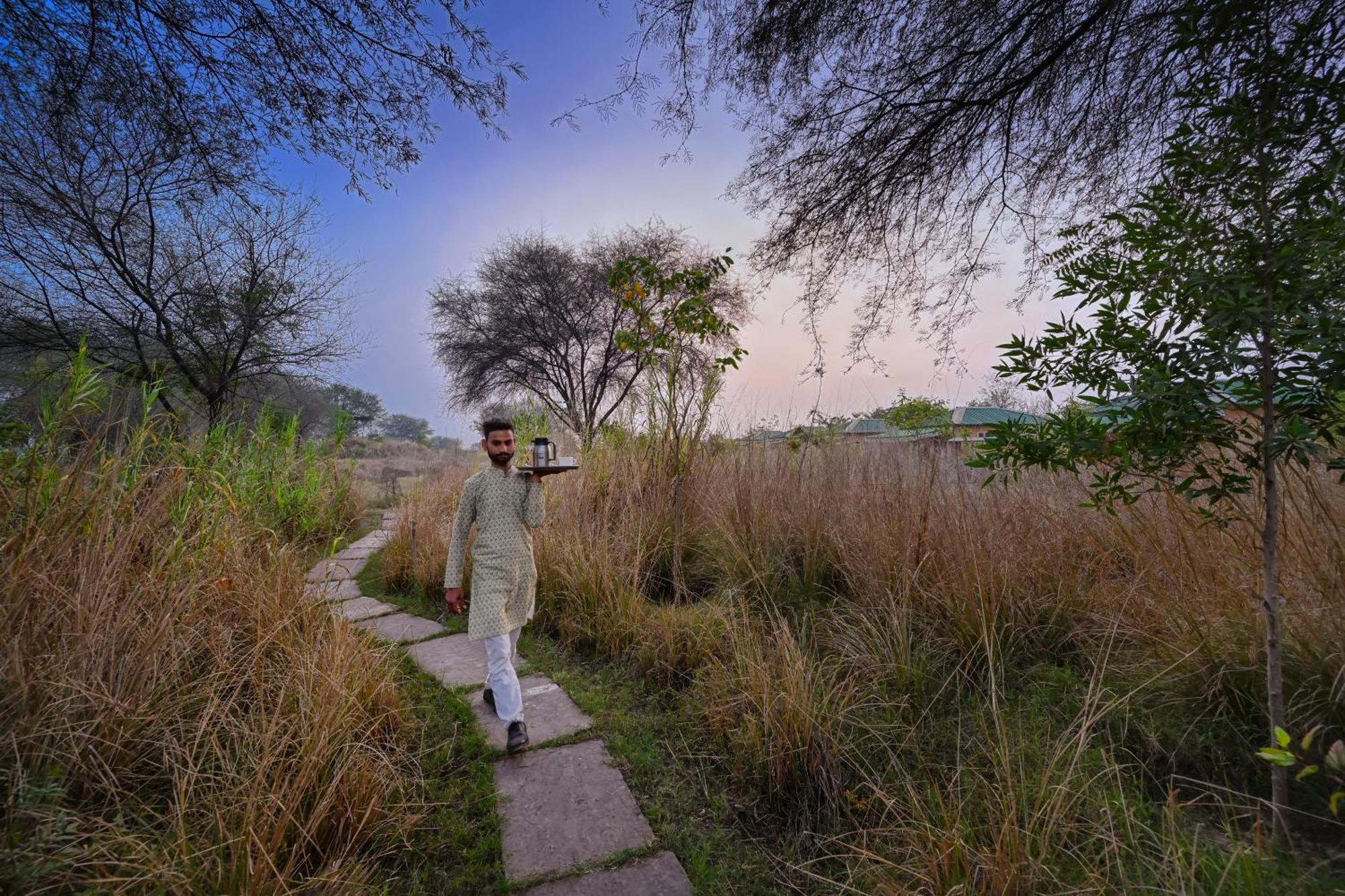 Bagh Serai - Rustic Cottage With Private Pool Saváj Madhopur Kültér fotó