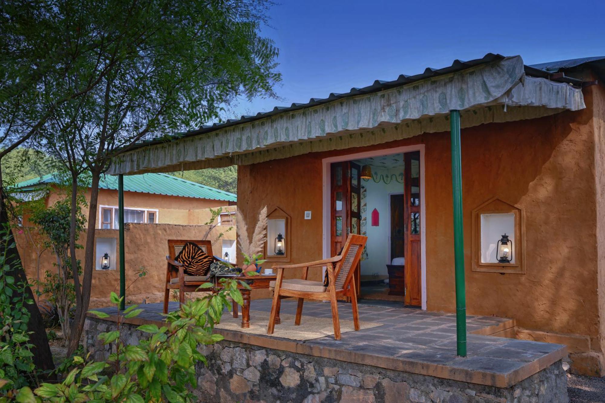 Bagh Serai - Rustic Cottage With Private Pool Saváj Madhopur Kültér fotó