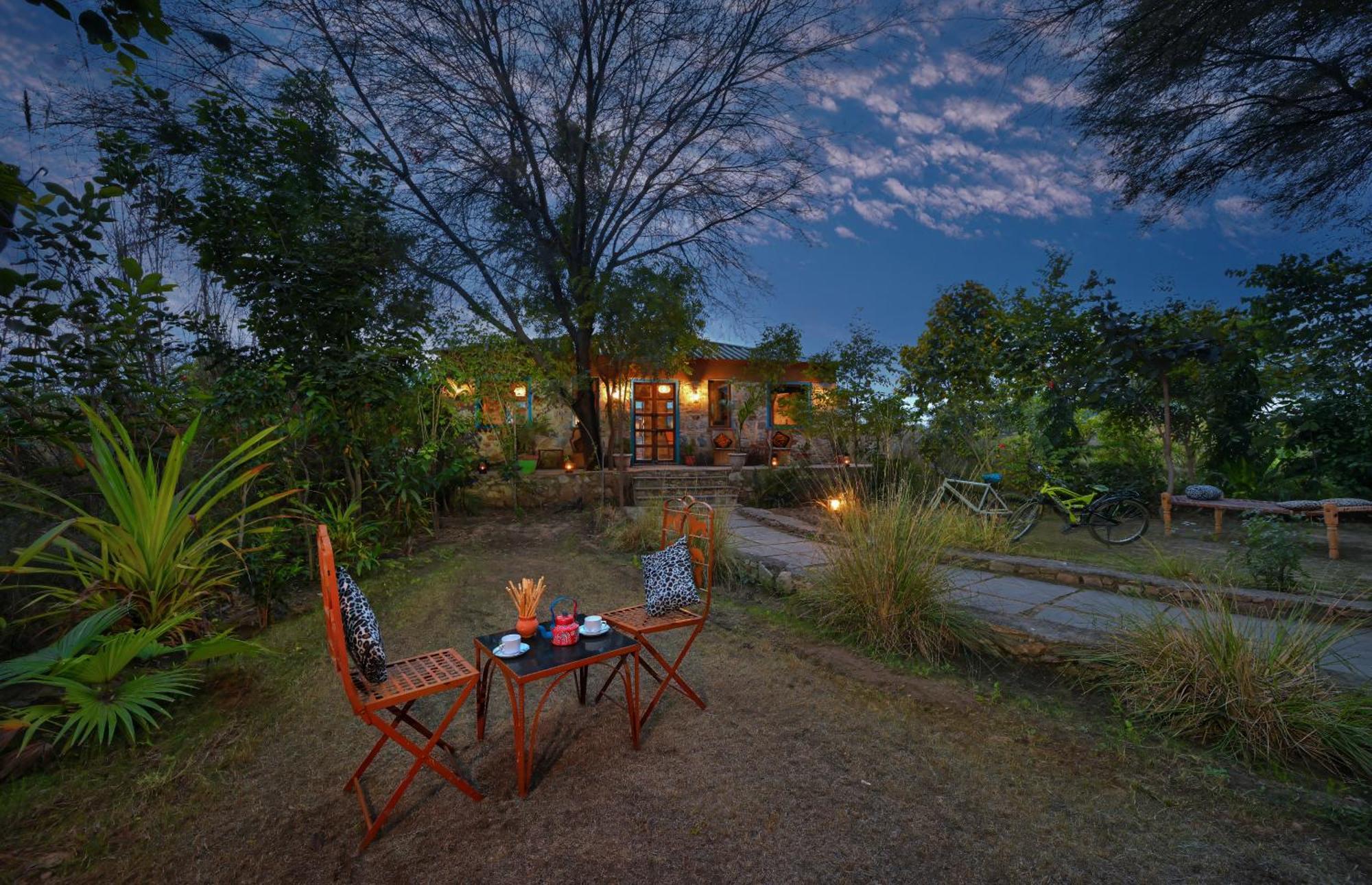 Bagh Serai - Rustic Cottage With Private Pool Saváj Madhopur Kültér fotó