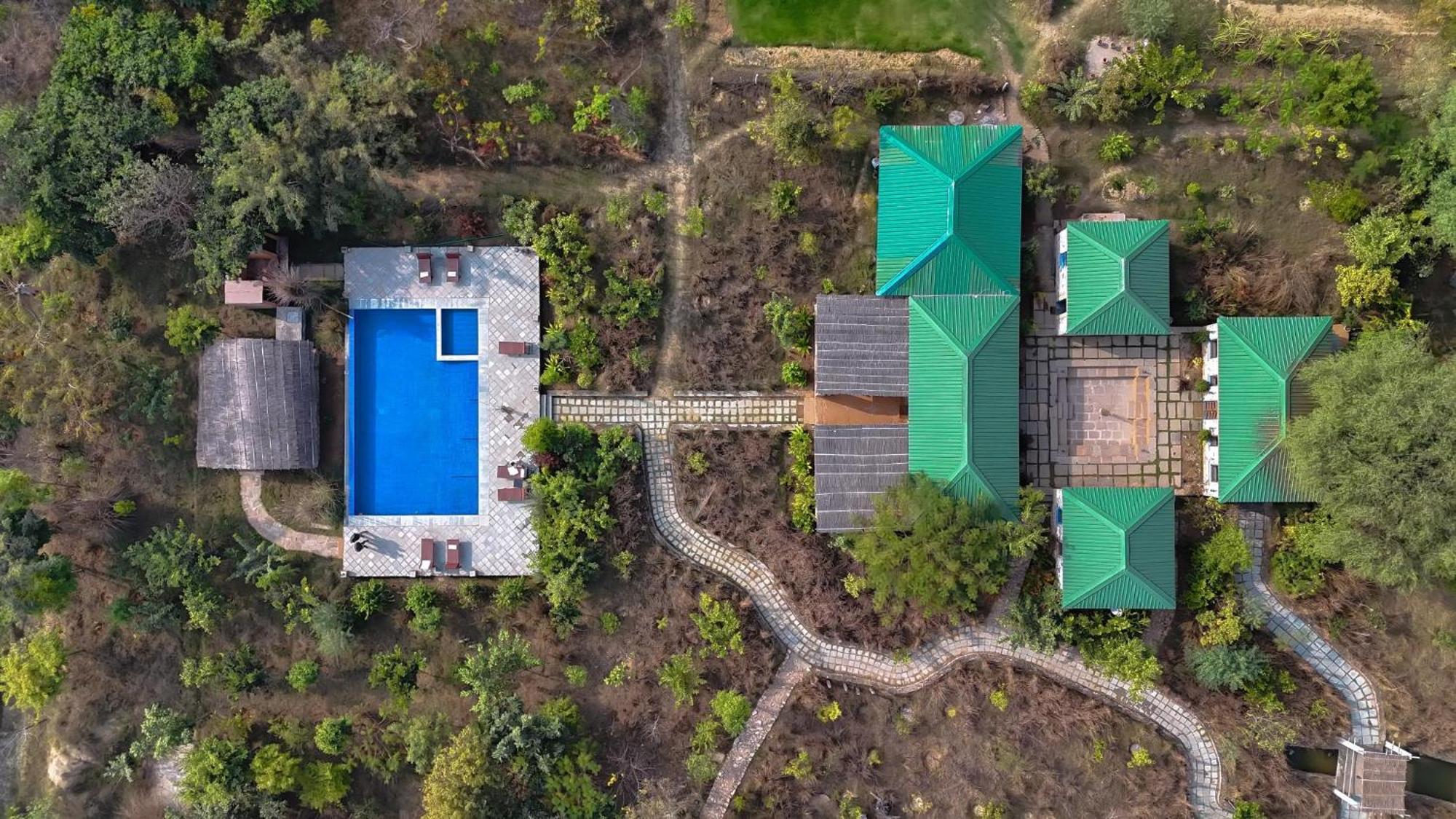 Bagh Serai - Rustic Cottage With Private Pool Saváj Madhopur Kültér fotó